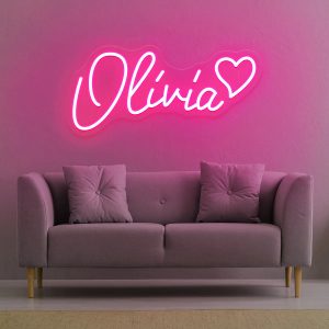 Custom LED Name Sign – Personalized Wall Light for Kids or Teens
