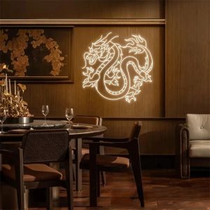 Chinese Dragon Neon Sign – Custom LED Wall Light
