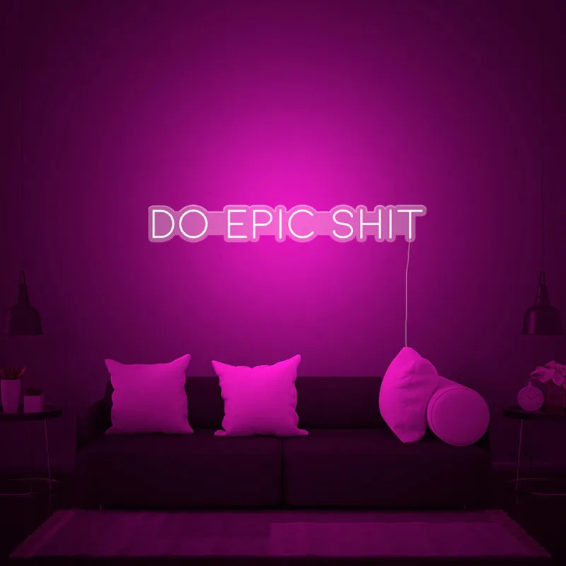 Do Epic Shit Neon Sign – Custom LED Gaming Room Wall Decor