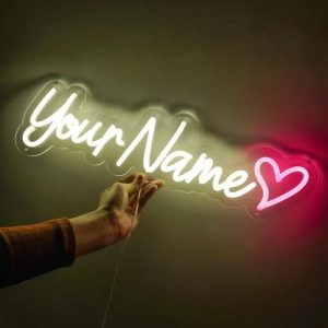 Custom LED Name Sign – Personalized Wall Light for Kids or Teens