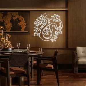 Chinese Dragon Neon Sign – Custom LED Wall Light