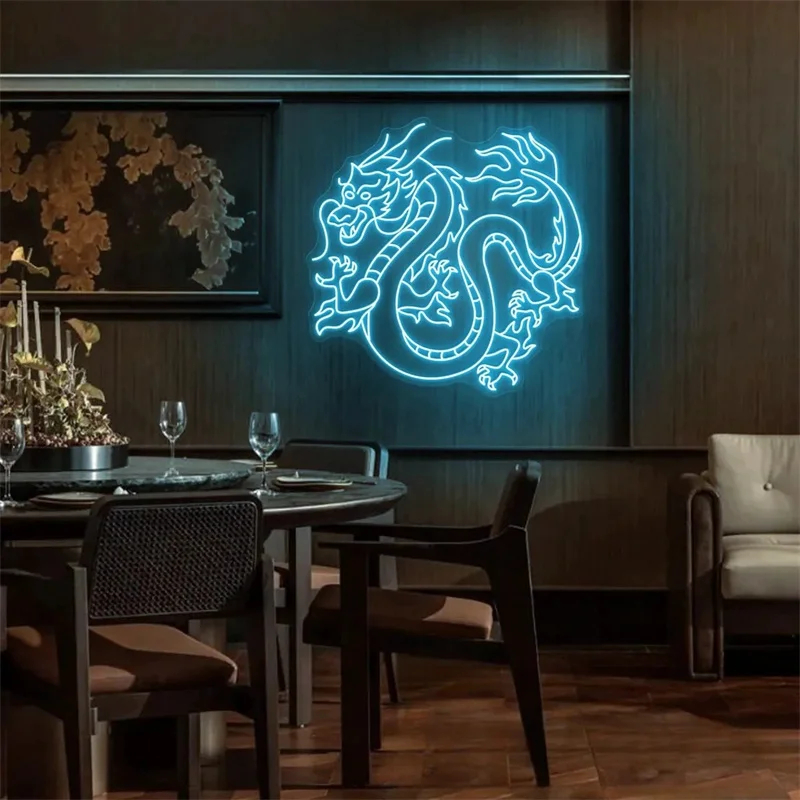 Chinese Dragon Neon Sign – Custom LED Wall Light - Image 4