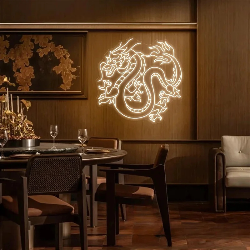 Chinese Dragon Neon Sign – Custom LED Wall Light - Image 7