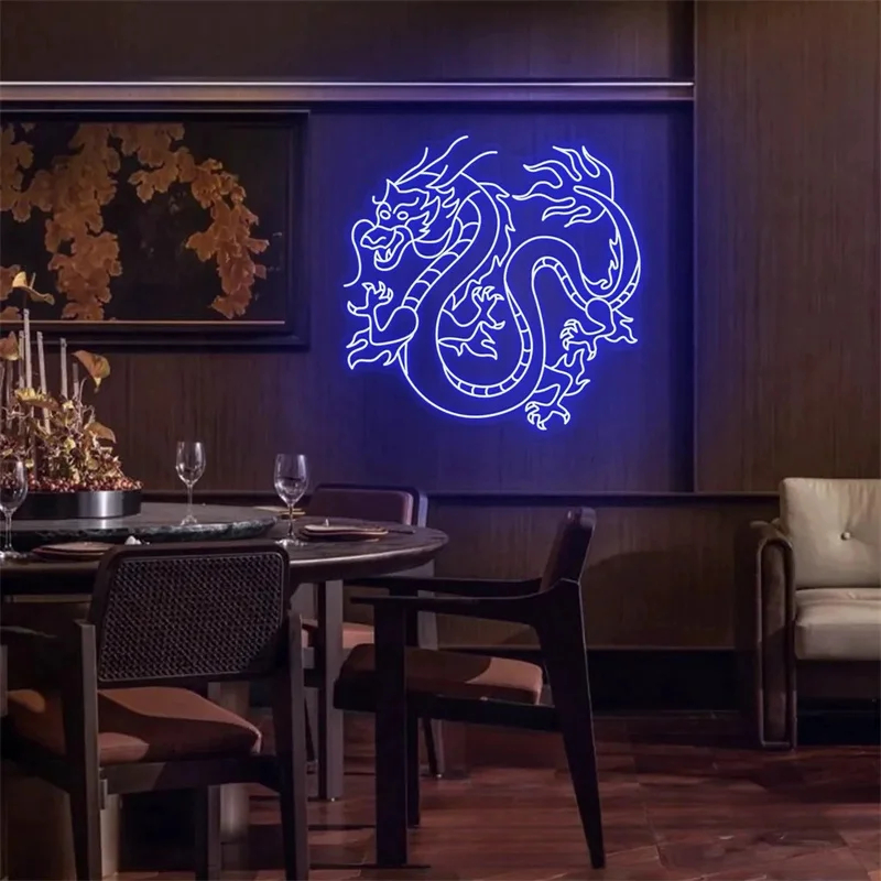 Chinese Dragon Neon Sign – Custom LED Wall Light - Image 12