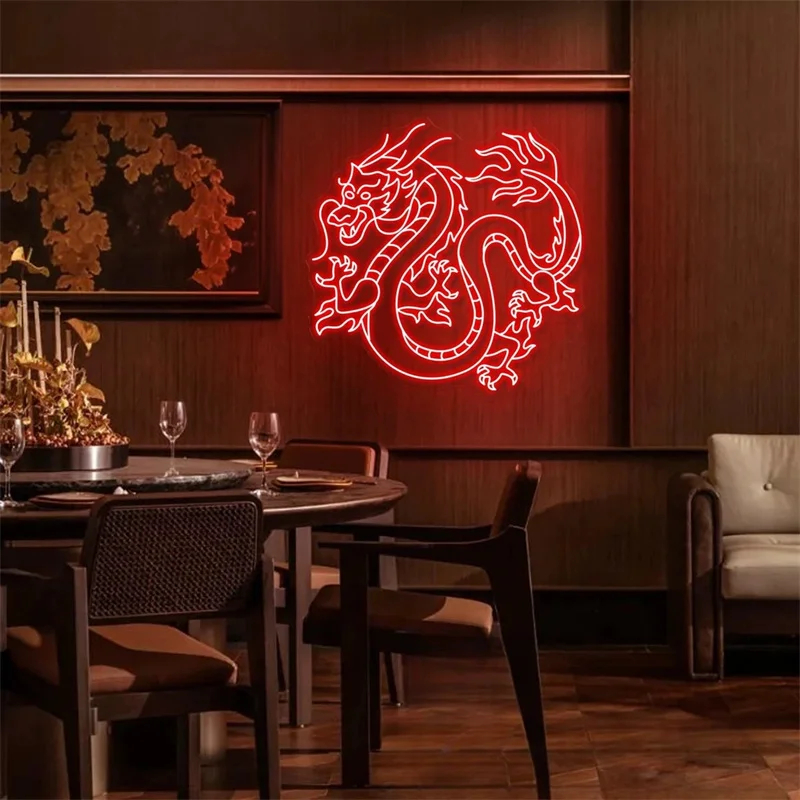 Chinese Dragon Neon Sign – Custom LED Wall Light - Image 10