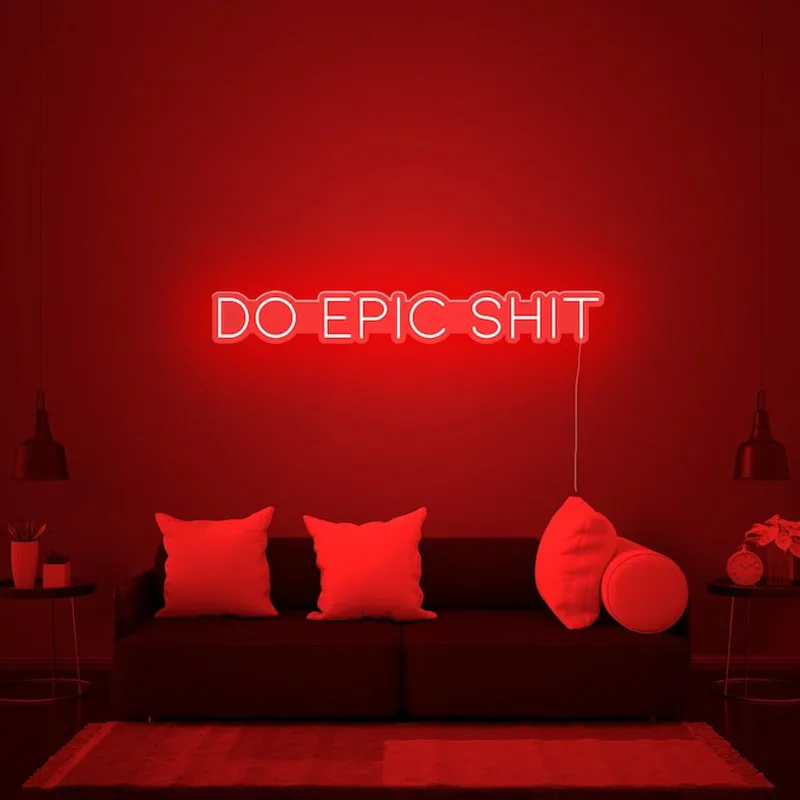 Do Epic Shit Neon Sign – Custom LED Gaming Room Wall Decor - Image 4