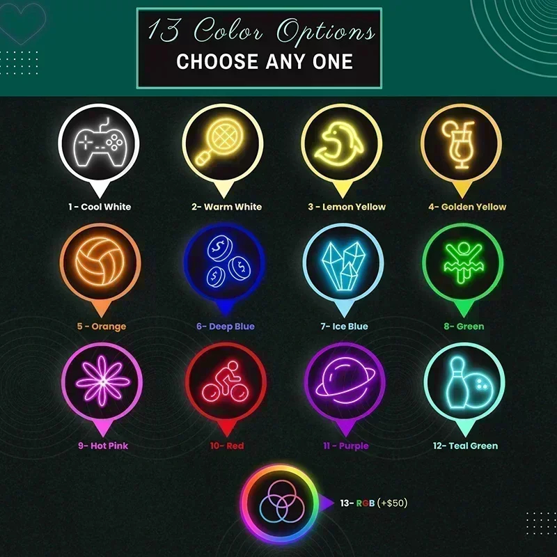 Colorful Wolf LED Neon Sign – Cute Anime Pop Art Wall Light - Image 5