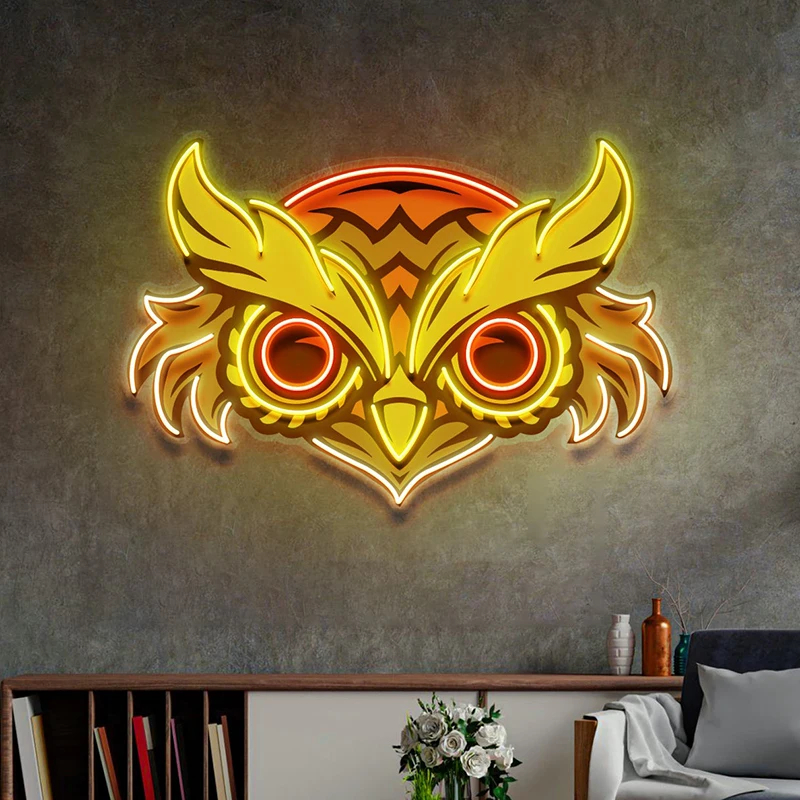 Colorful Wolf LED Neon Sign – Cute Anime Pop Art Wall Light - Image 13