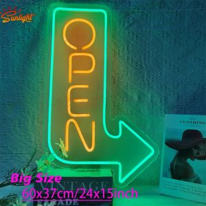 Custom “Open” LED Neon Sign