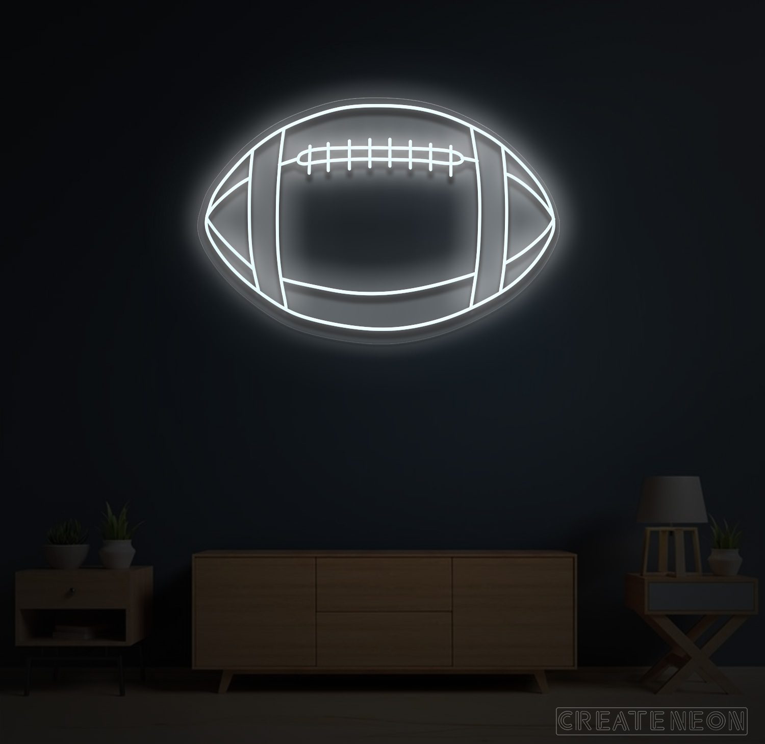 Rugby Football Neon Sign – Sporty LED Wall Light for Game Rooms & Man Caves - Image 13