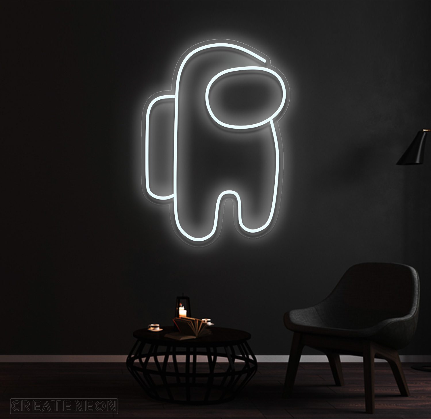 Among Us Neon Sign – Cool LED Light for Bedroom & Game Room - Image 13