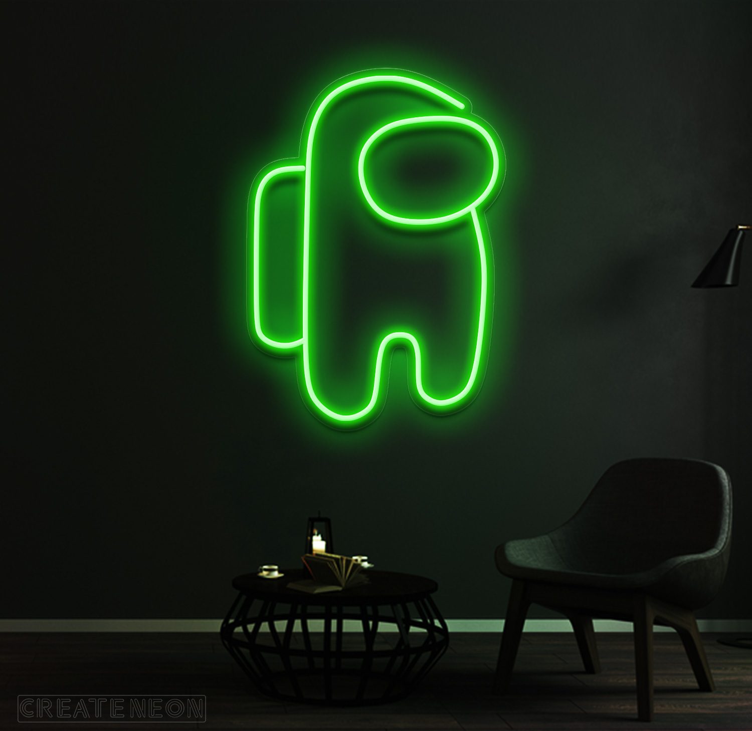 Among Us Neon Sign – Cool LED Light for Bedroom & Game Room - Image 12
