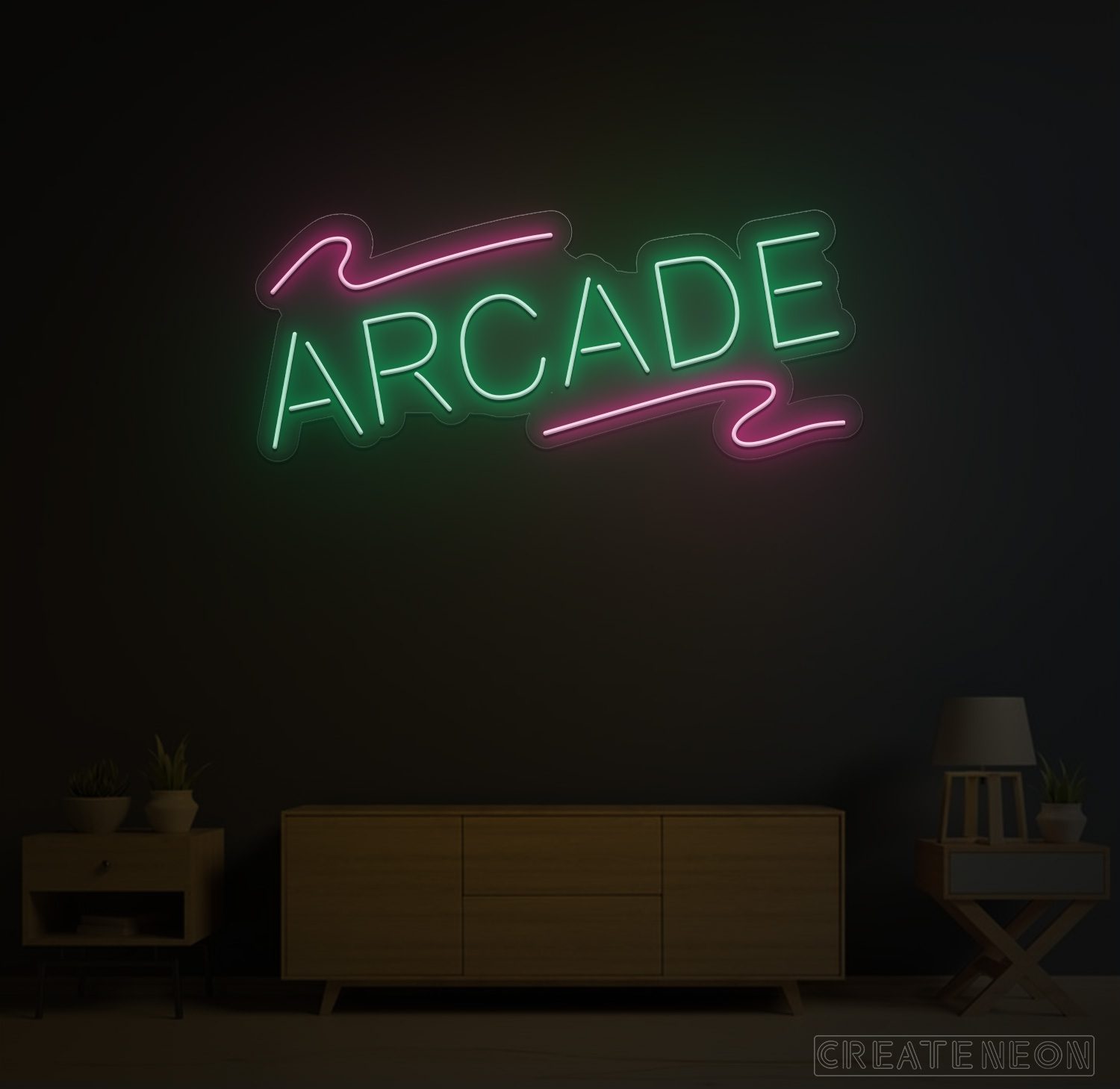 Arcade Neon Sign LED Wall Light