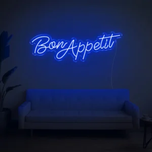 Bon Appetit LED Neon Sign – Custom LED Wall Light for Cafes, Restaurants & Home Decor