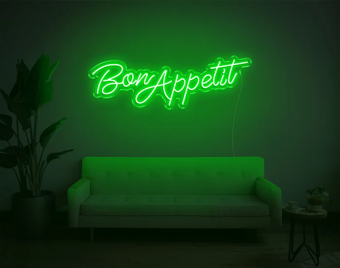 Bon Appetit LED Neon Sign – Custom LED Wall Light for Cafes, Restaurants & Home Decor - Image 10