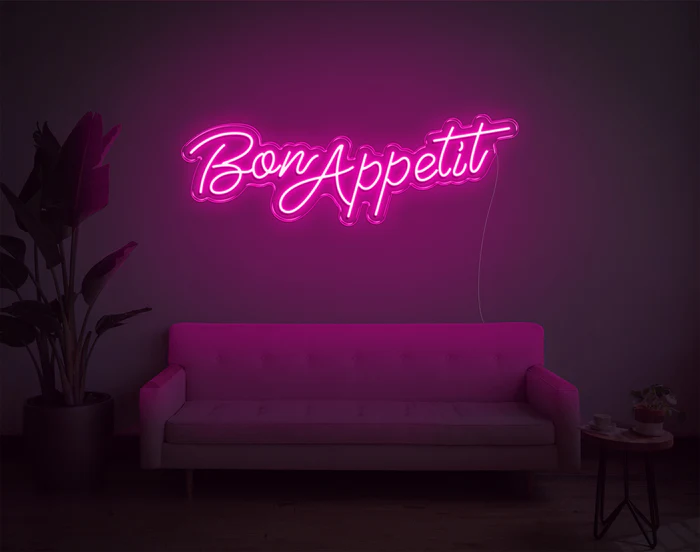 Bon Appetit LED Neon Sign – Custom LED Wall Light for Cafes, Restaurants & Home Decor - Image 11