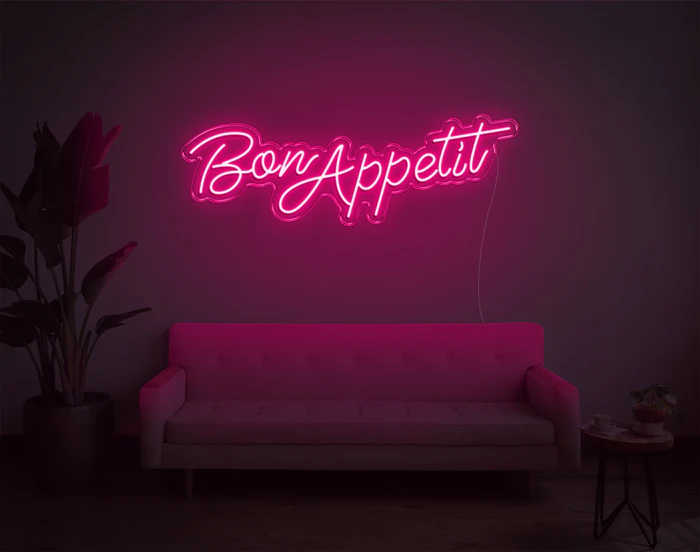 Bon Appetit LED Neon Sign – Custom LED Wall Light for Cafes, Restaurants & Home Decor - Image 5