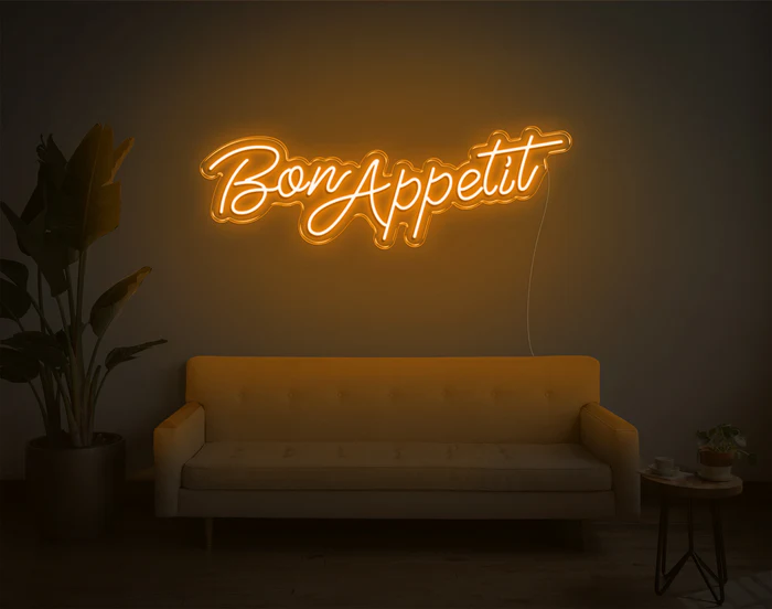 Bon Appetit LED Neon Sign – Custom LED Wall Light for Cafes, Restaurants & Home Decor - Image 7