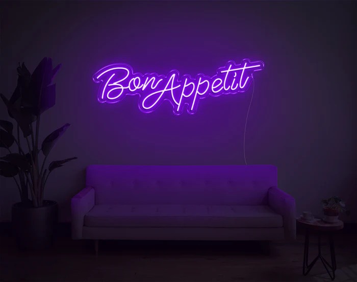 Bon Appetit LED Neon Sign – Custom LED Wall Light for Cafes, Restaurants & Home Decor - Image 6