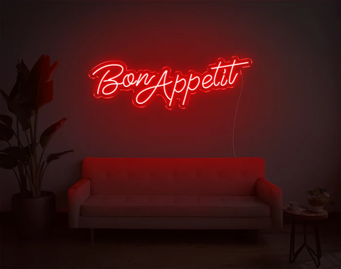 Bon Appetit LED Neon Sign – Custom LED Wall Light for Cafes, Restaurants & Home Decor - Image 9