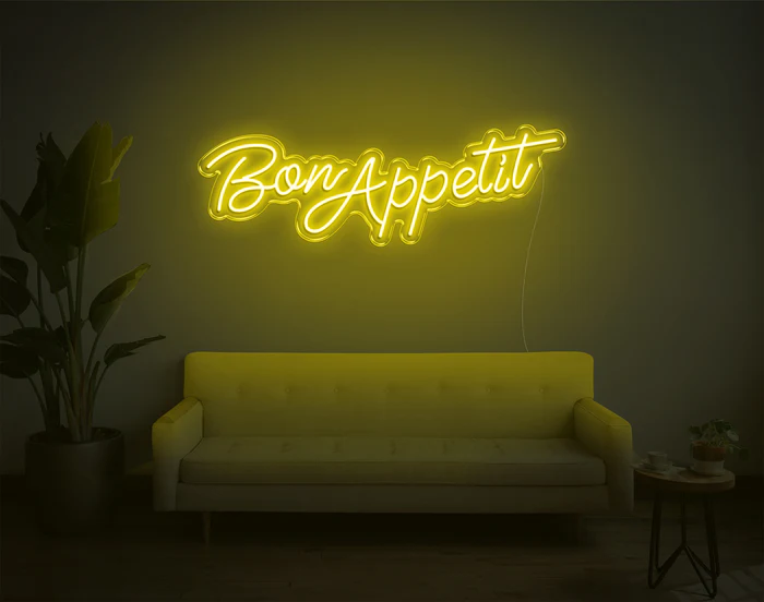 Bon Appetit LED Neon Sign – Custom LED Wall Light for Cafes, Restaurants & Home Decor - Image 8