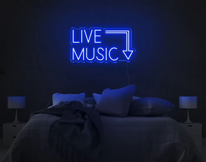 Live Music LED Neon Sign – Neon Wall Light for Bars, Cafes & Events - Image 10