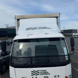 TGE Signs and decal on Truck cab